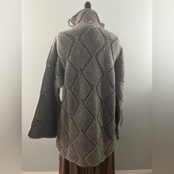 🆕 Handloomed Heavy Turtleneck Sweater Tunic XL - Picture 2 of 5